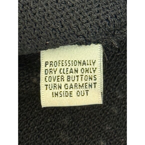 St. John Evening Marie Gray Jacket Santana Knit Black Sequin Zip Size 8 - READ - Picture 9 of 9